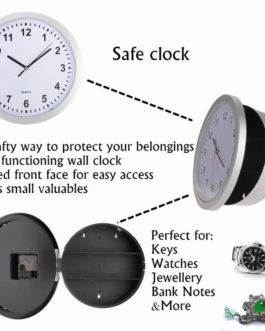 Secret Safe Box Wall Clock