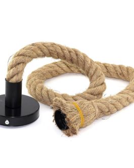 LED Vintage Hemp Rope Pendant Lamp