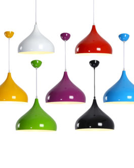 Nordic Pendant Lamp Colorful Aluminum Light Fixture