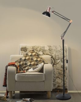 Modern Stand Floor Lamp White & Warm White Dimmer