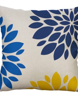 Lovely Floral Pattern Pillow Cover