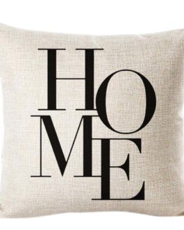 Letter Decor Throw Pillow Cover