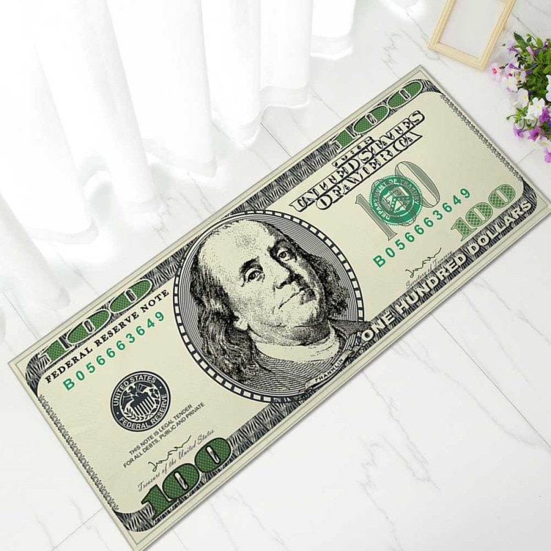 Vintage Currency Dollars Carpet - Image 3