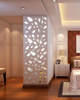 3D Mirror Vinyl Removable Wall Decal
