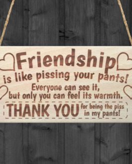 Plaque Pendant Family Friendship Wine Tags Decor
