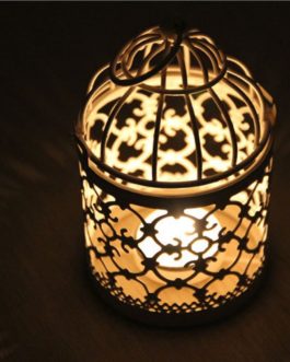 Hanging Bird Cage Candle Holder