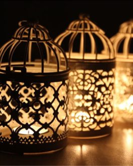 Hanging Bird Cage Candle Holder
