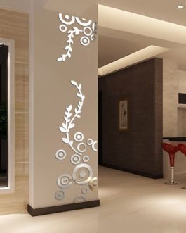 Creative Circle Acrylic Mirror Wall Stickers