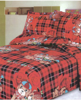 Cartoon Bear Pattern Bedding Set