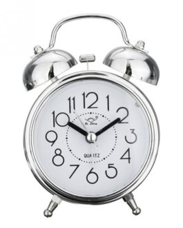 Vintage Retro Silent Pointer Alarm Clock