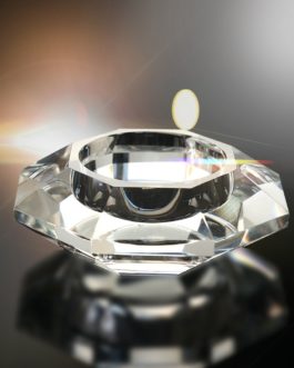 Crystal Glass Candle Holder