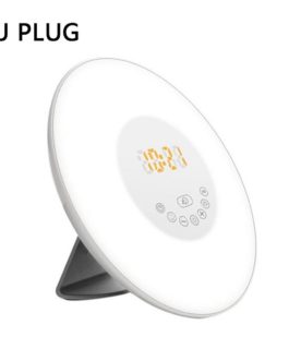 Colorful LED Electronic Alarm Clock Simulated