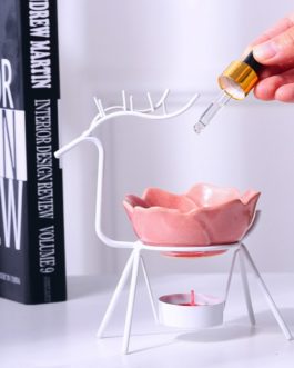 Creative Deer Oil Burner Stainless Steel