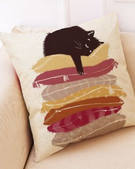 Cute Kitten Cushion Cover