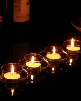 Crystal Glass Candle Holder