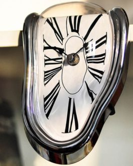 Surreal Melting Distorted Wall Clock