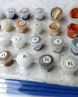 Painting By Numbers Paris Street DIY