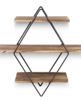 Rustic Wood Wall Shelves Vintage Style