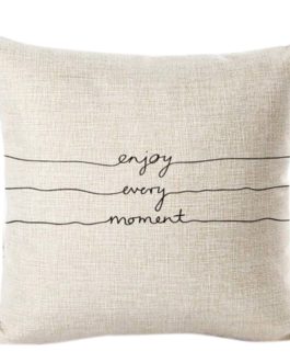 Letter Decor Throw Pillow Cover