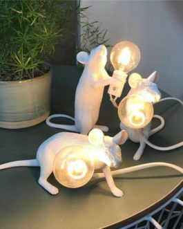 White Mouse LED Creative Lamp